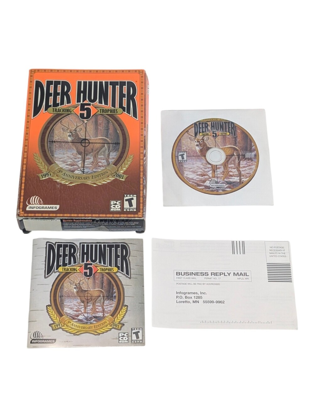 Deer Hunter 5 Tracking Trophies PC CD ROM Game Complete Retail Box